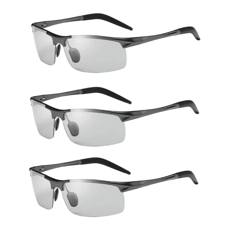 New-Photochromic Sunglasses with Anti-glare Polarized Lens